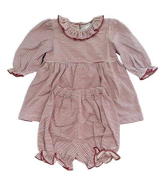 TS Brooke Bloomer Set Burgundy Stripe