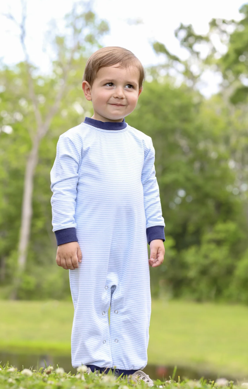 TSK Miller Light Blue Stripe Romper