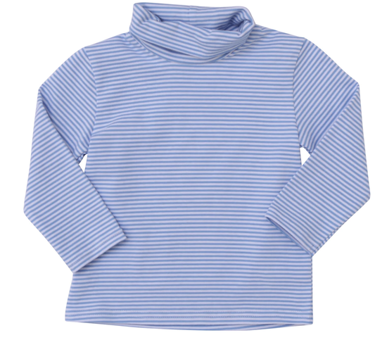 TSK Taylor Turtleneck Cornflower Blue Stripe