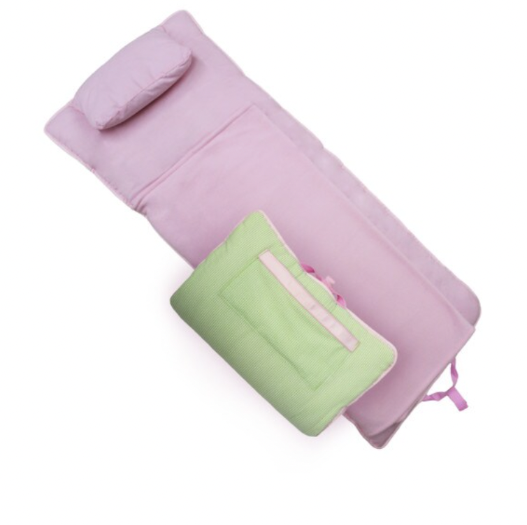 Sweet Pea Seersucker Nap Mat Roll