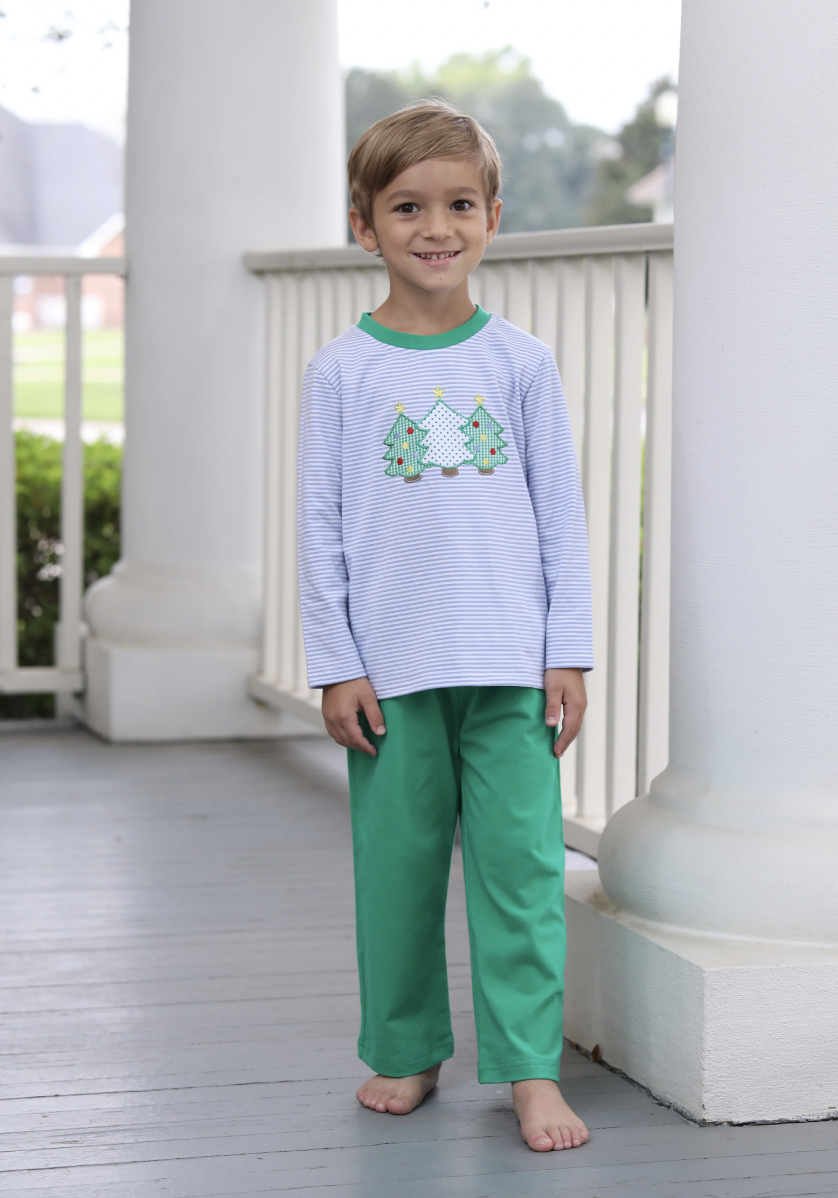 TSK Christmas Tree Pants Set