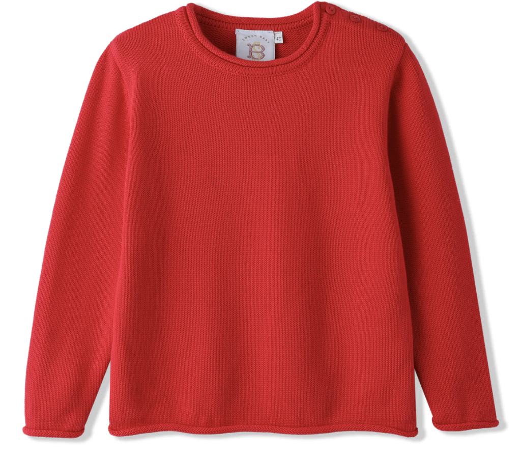 SB Red LS Sweater