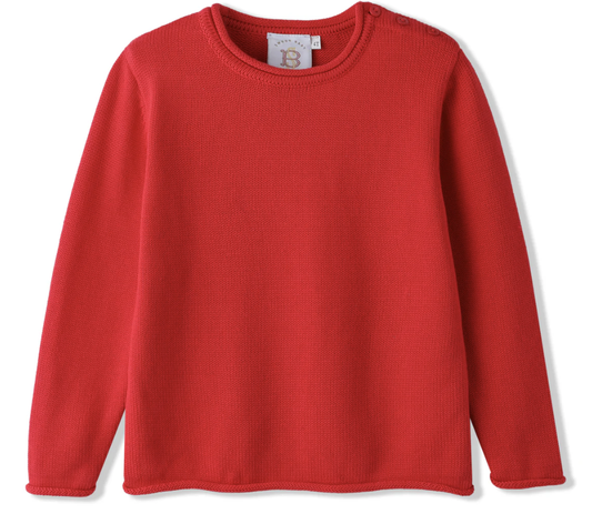 SB Red LS Sweater