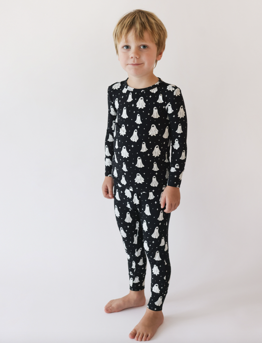 Posh Peanut Ghostly Glow in Dark LS Basic Pajama