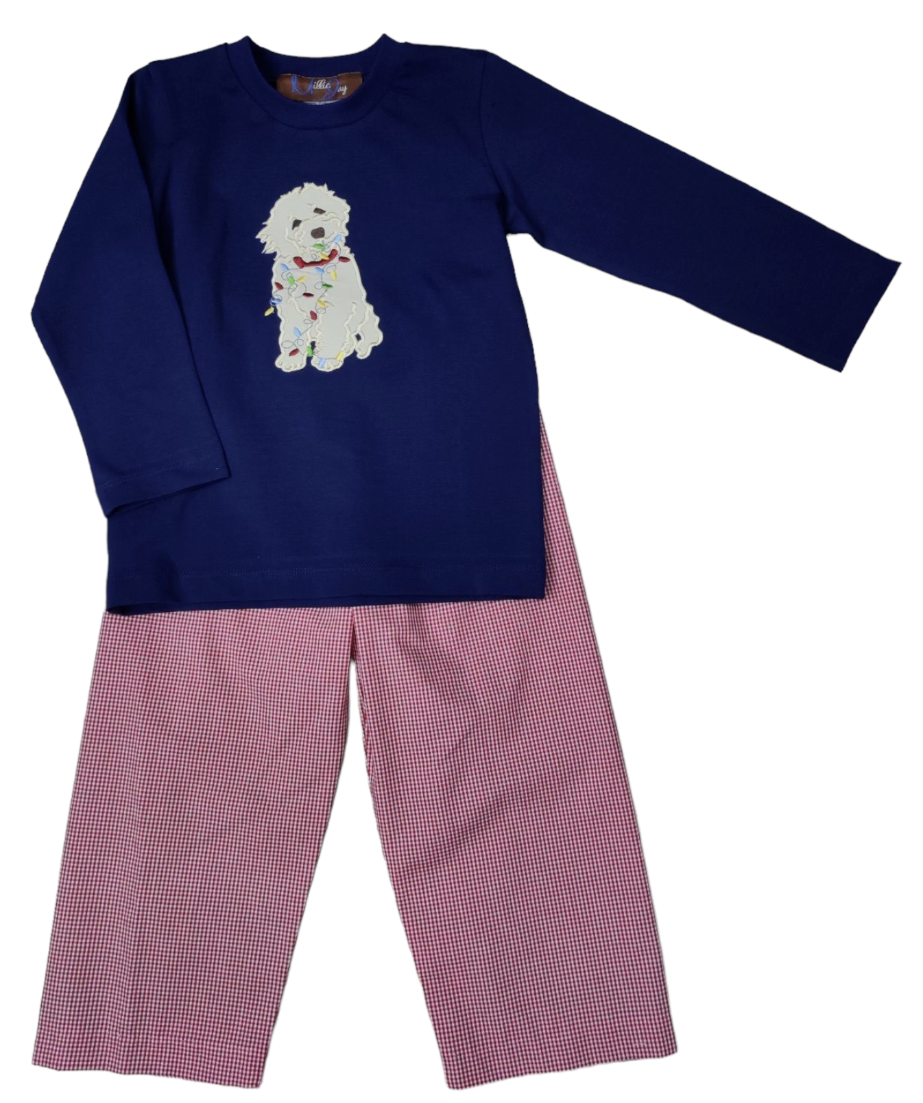 MJ Christmas Doodle Boys Pant Set