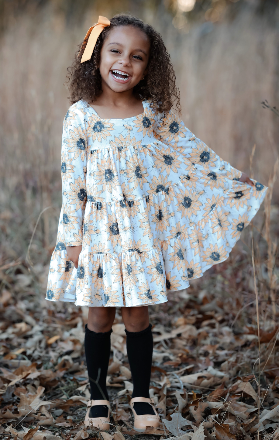 Garden Twirlers Sunflowers Dress