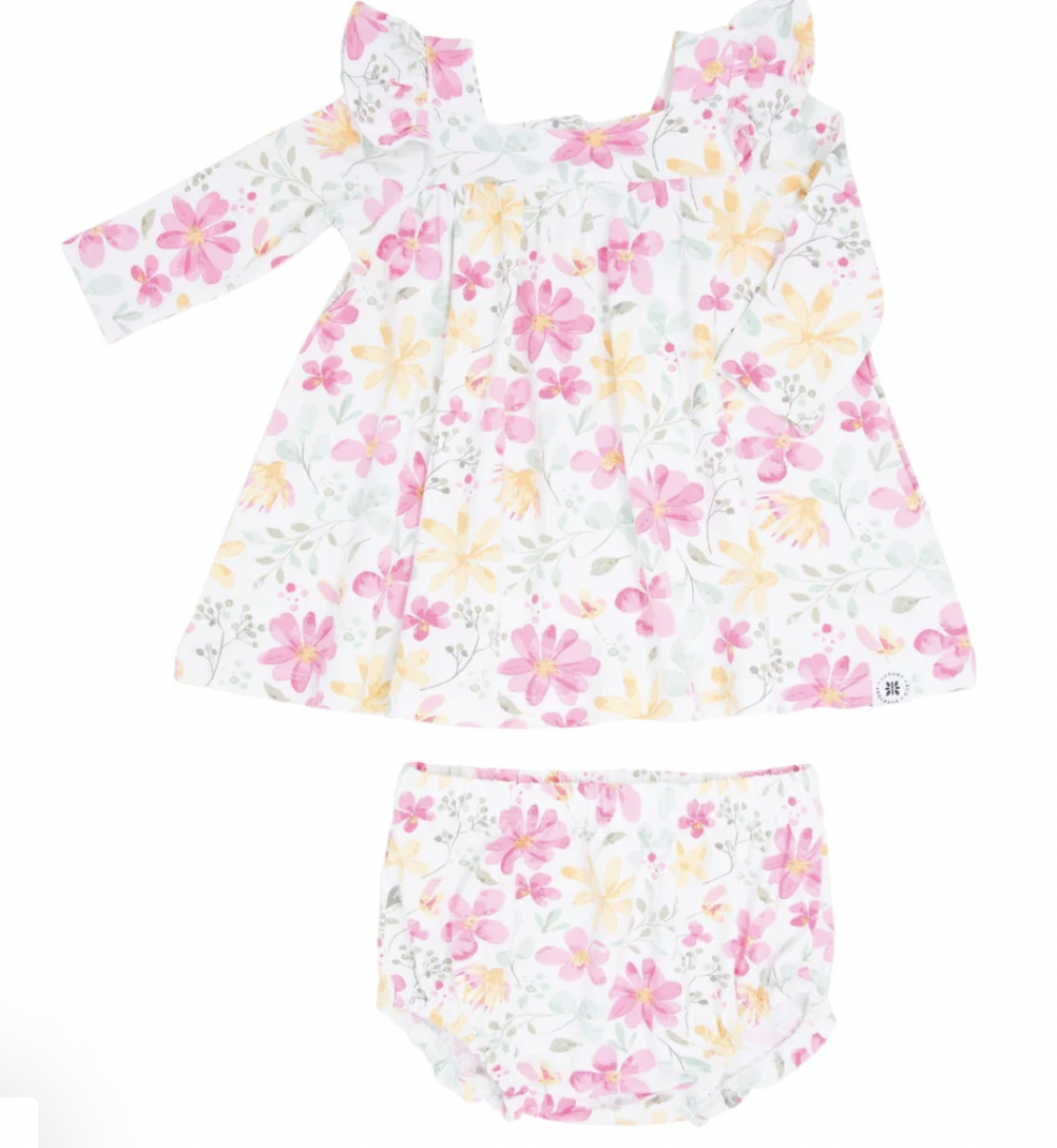 SB Marin L/S Ruffle Dress w/ Bloomer