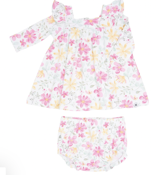 SB Marin L/S Ruffle Dress w/ Bloomer