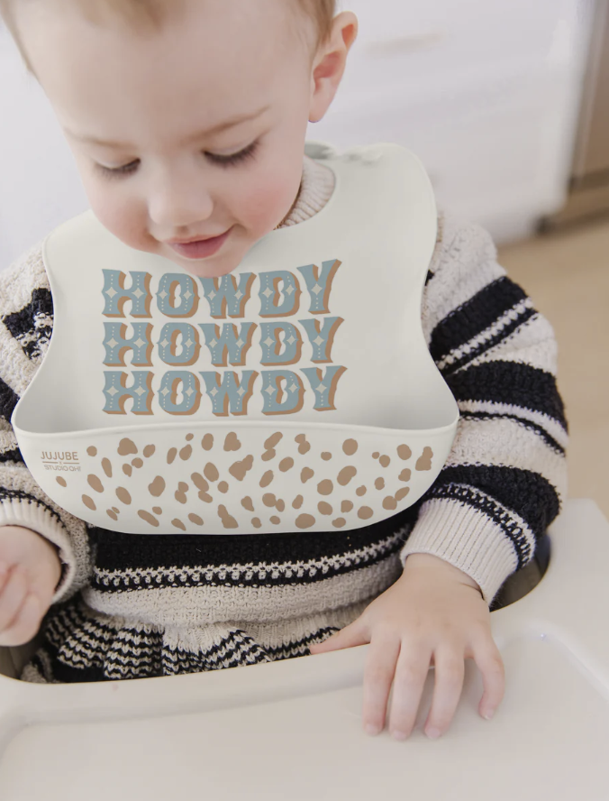 Howdy Silicone Bib