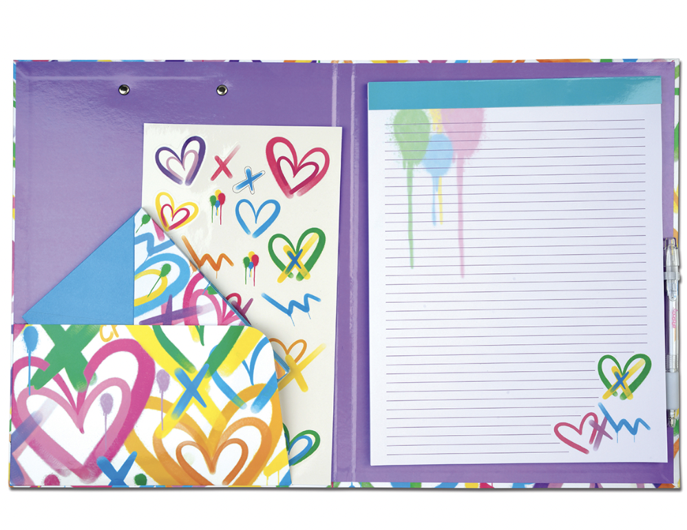 Corey Paige Hearts Clipboard Set