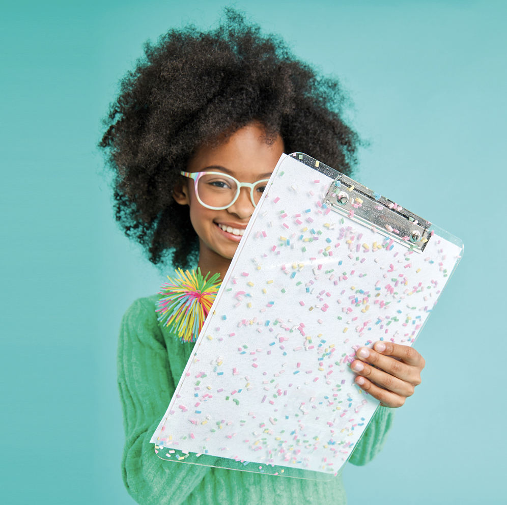 Acrylic Sprinkles Clipboard