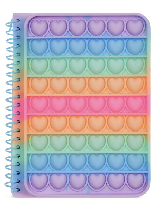 Happy Stripe Popper Notebook