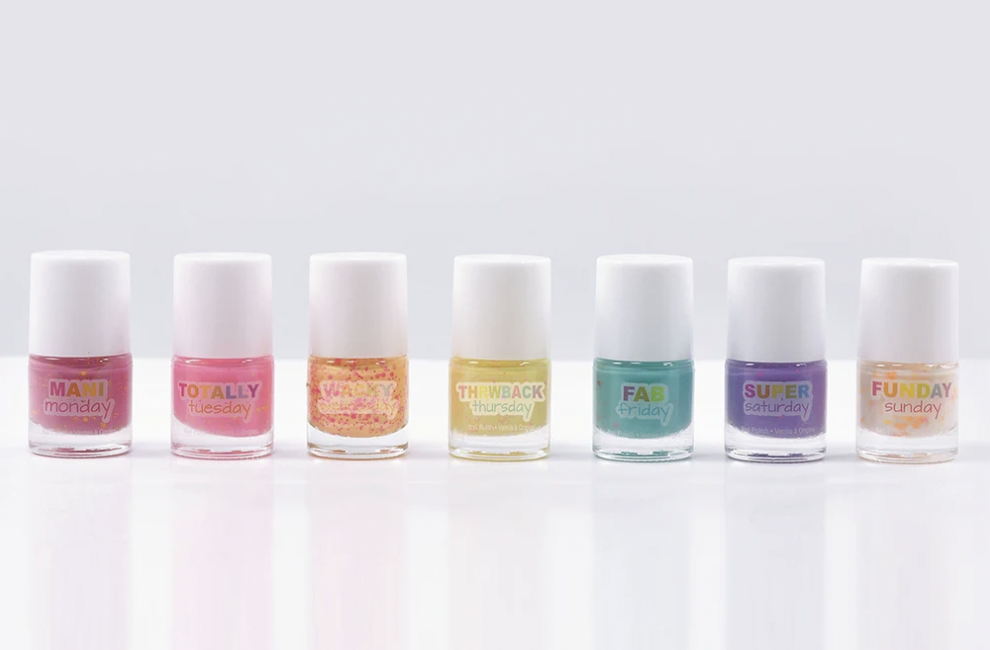 Days of the Week Nail Polish Set