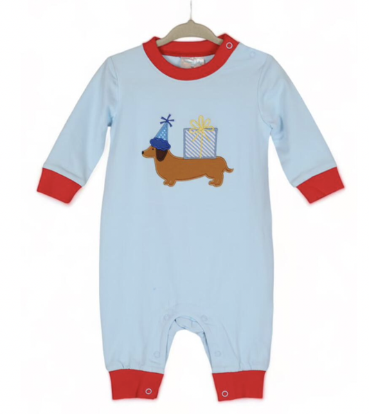 JJ Party Dog Boy Romper