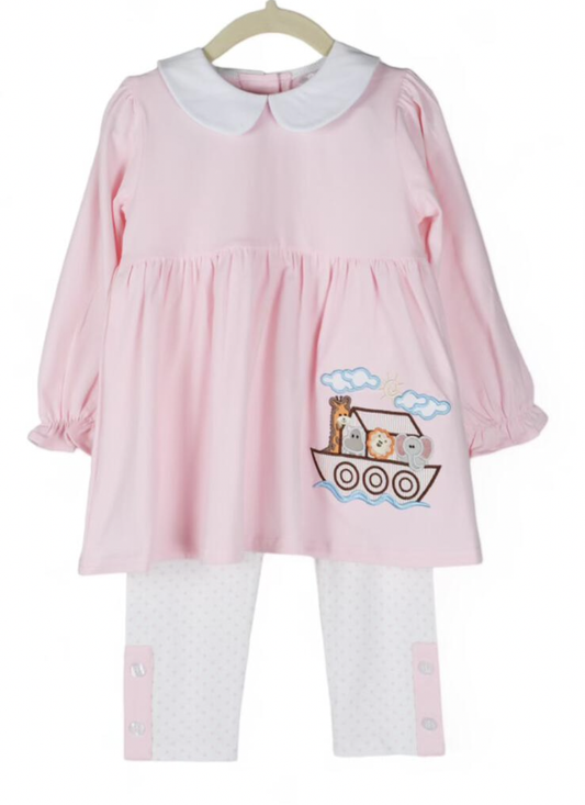 JJ Noah's Ark Girl Pants Set