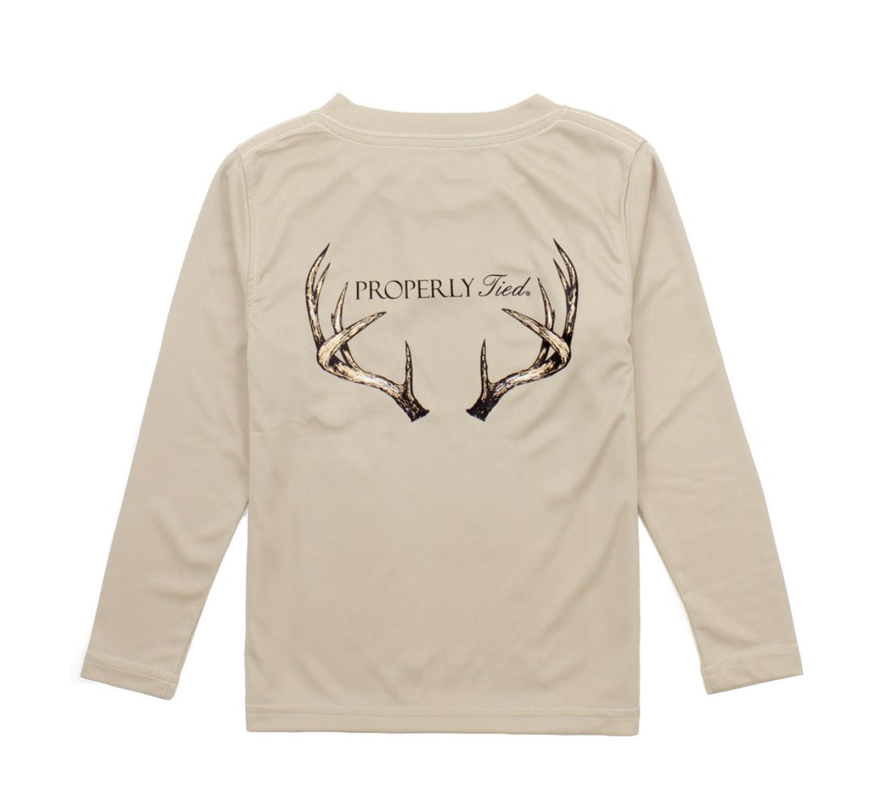 PT Boys Performance Tee LS Vintage Antler Sand