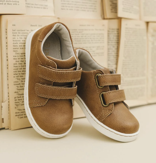 Kyle Double Velcro Sneaker Chestnut