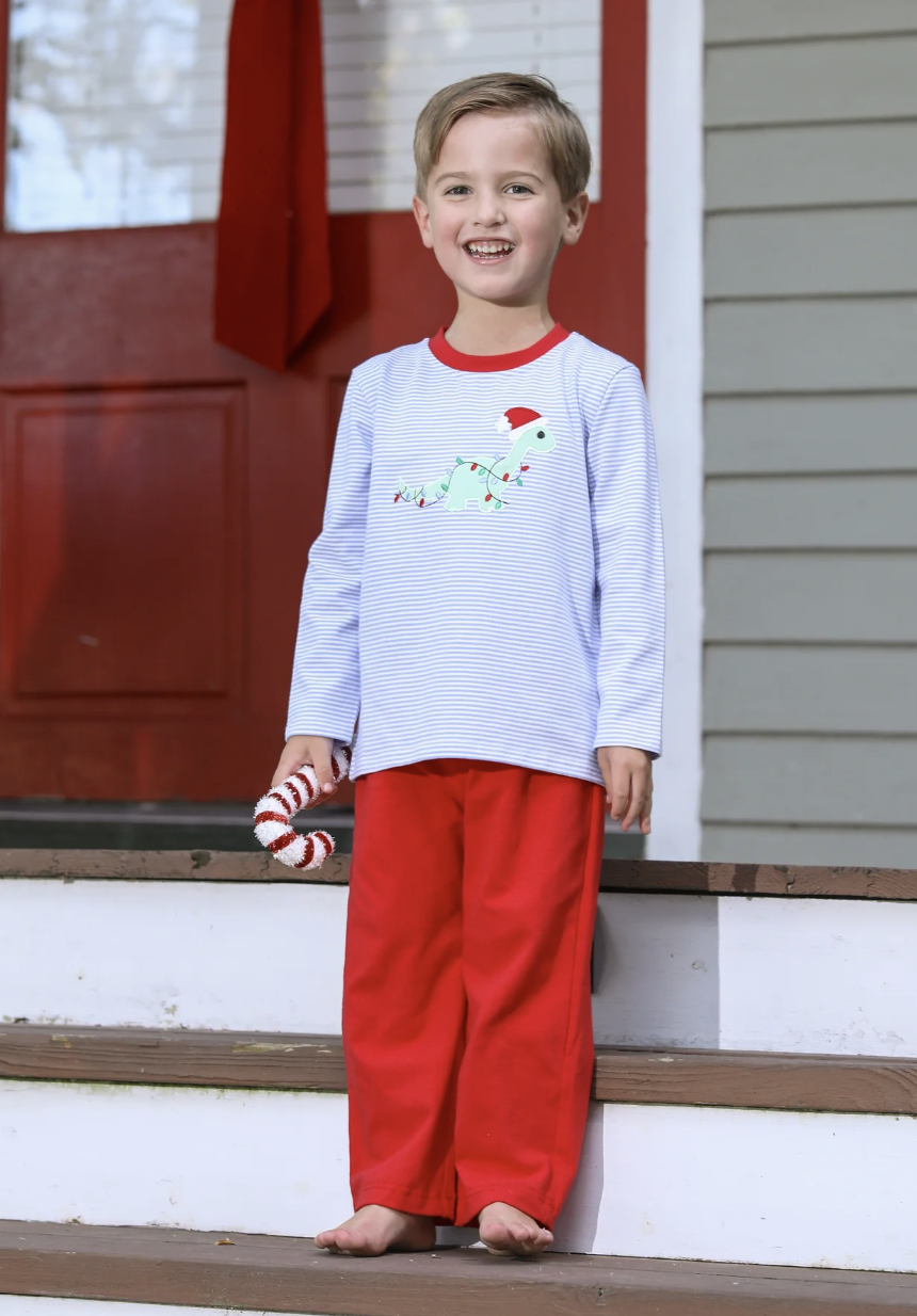 TSK Christmas Dino Pant Set Boy