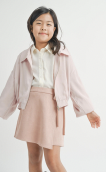 Soft Pink Tween Sweet Treat Zip Up Jacket