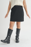 Black Tween Juniper Mini Skirt