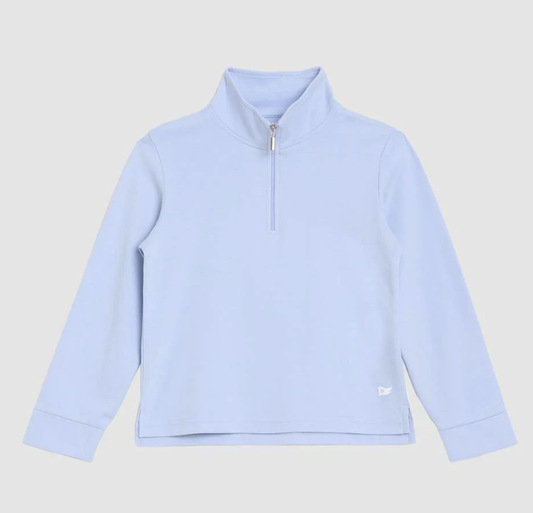 Astor 1/4 Zip Pullover Lt Blue