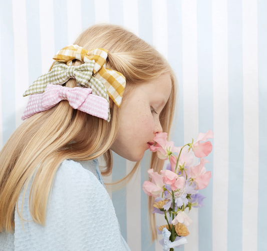 Gingham Hair Bows