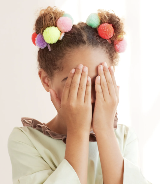 Pompom Unicorn Hair Clips