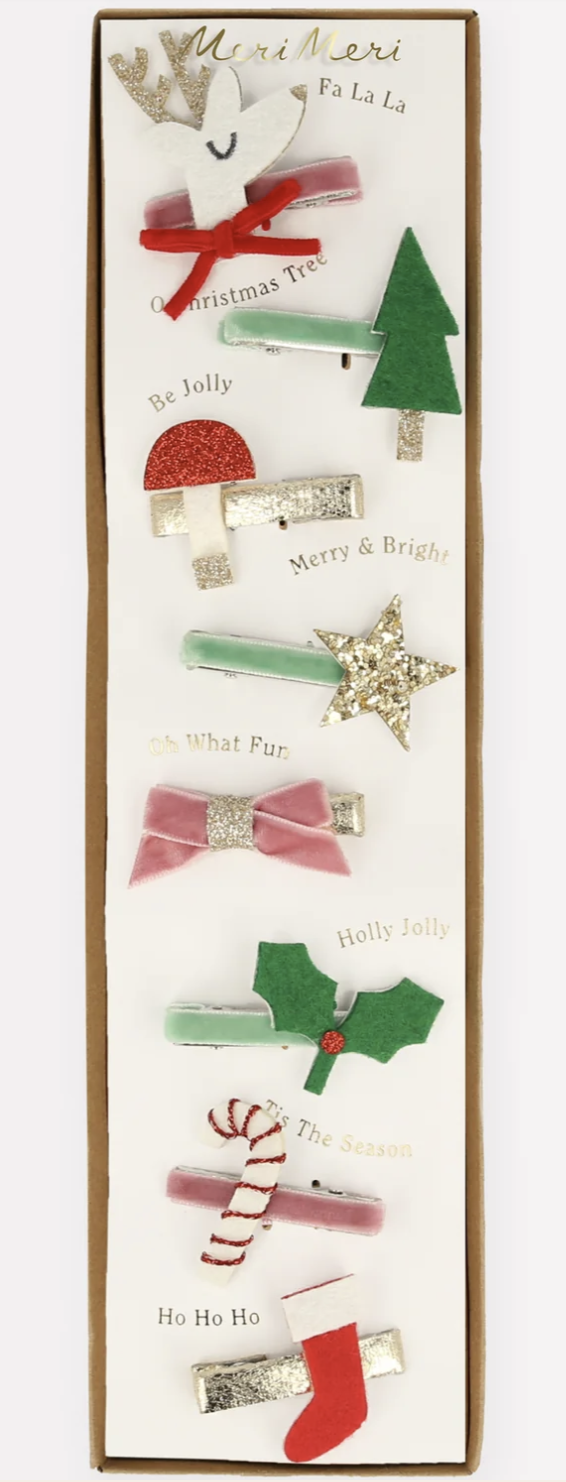 Christmas Icon Hair Clips