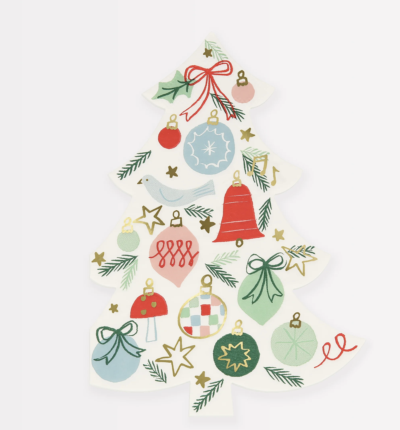 Festive Pattern Tree Napkins