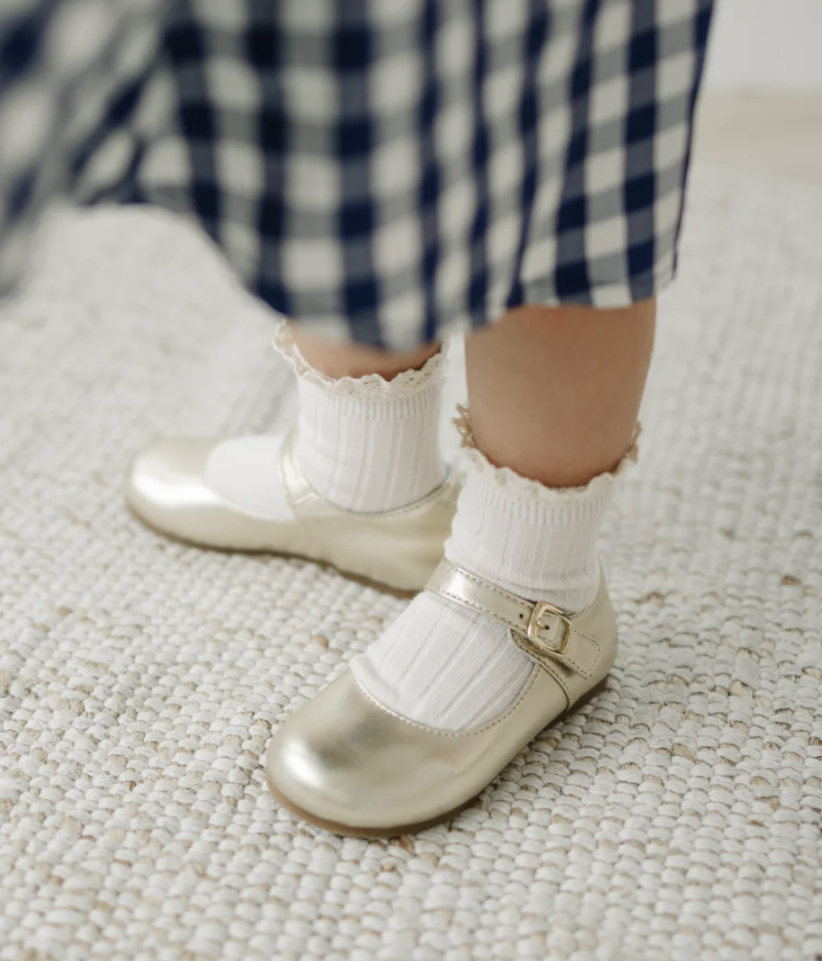 Rebecca Special Occasion Gold Flat