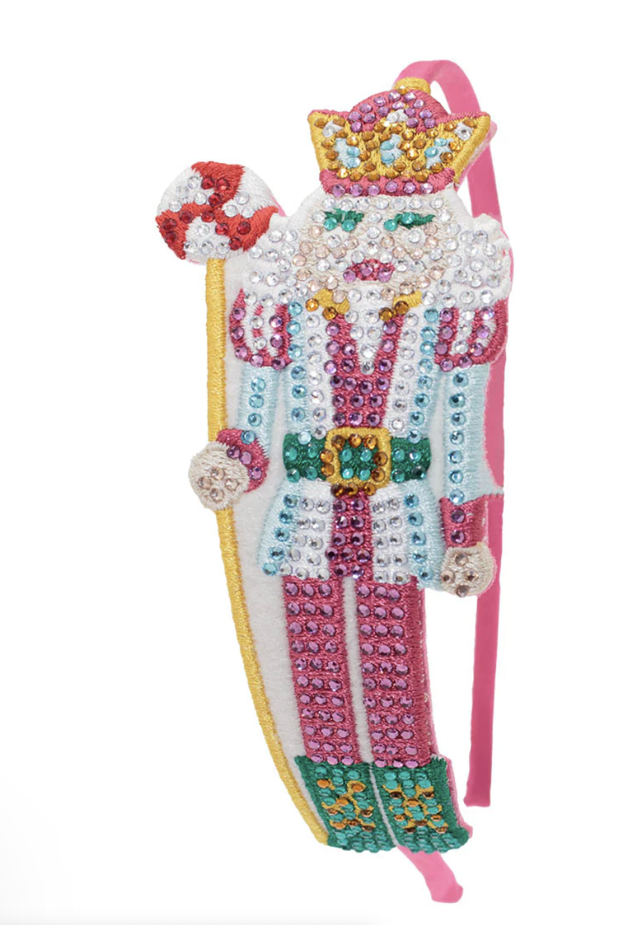 Nutcracker Rhinestone Patch Headband