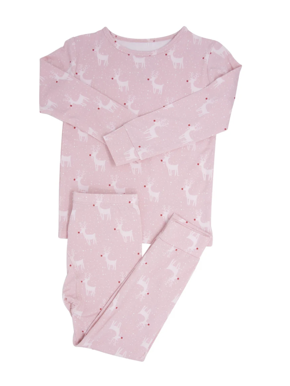 Sweet Bamboo Rudolph Pink Kid Pajama