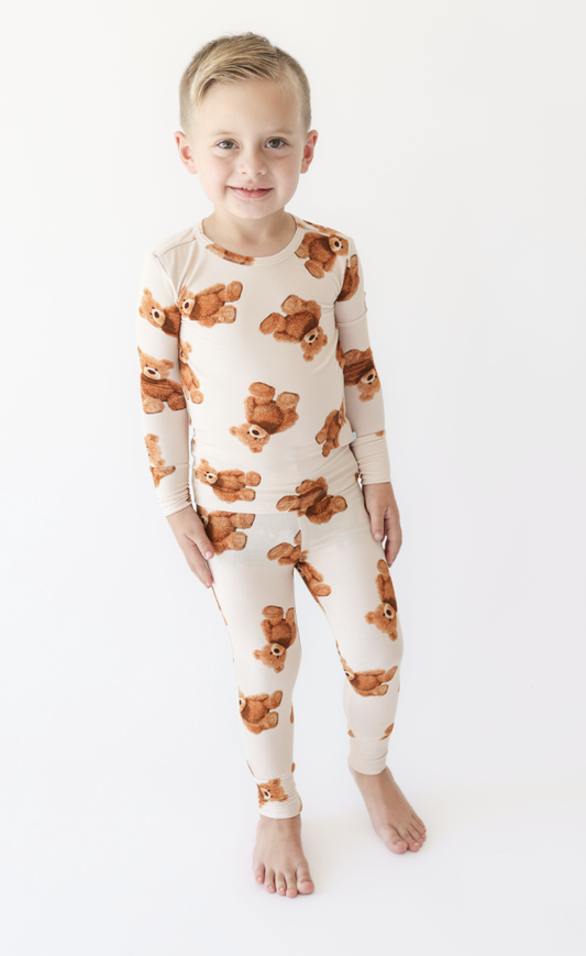 Posh Peanut Teddy Freddy Classic Pajama Set