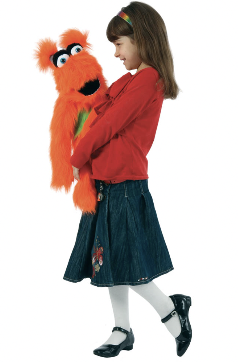 Orange Monster Puppet