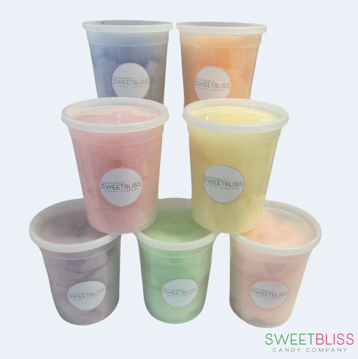 Sweet Bliss Signature Cotton Candy Tubs