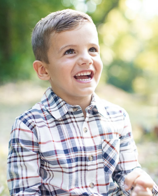 Homegrown Harvest Plaid Button Down Shirt