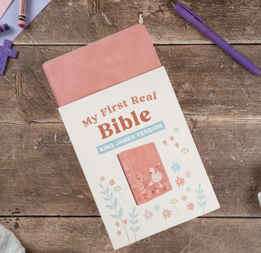 My First Real Bible (Girls' Cover) : King James Version