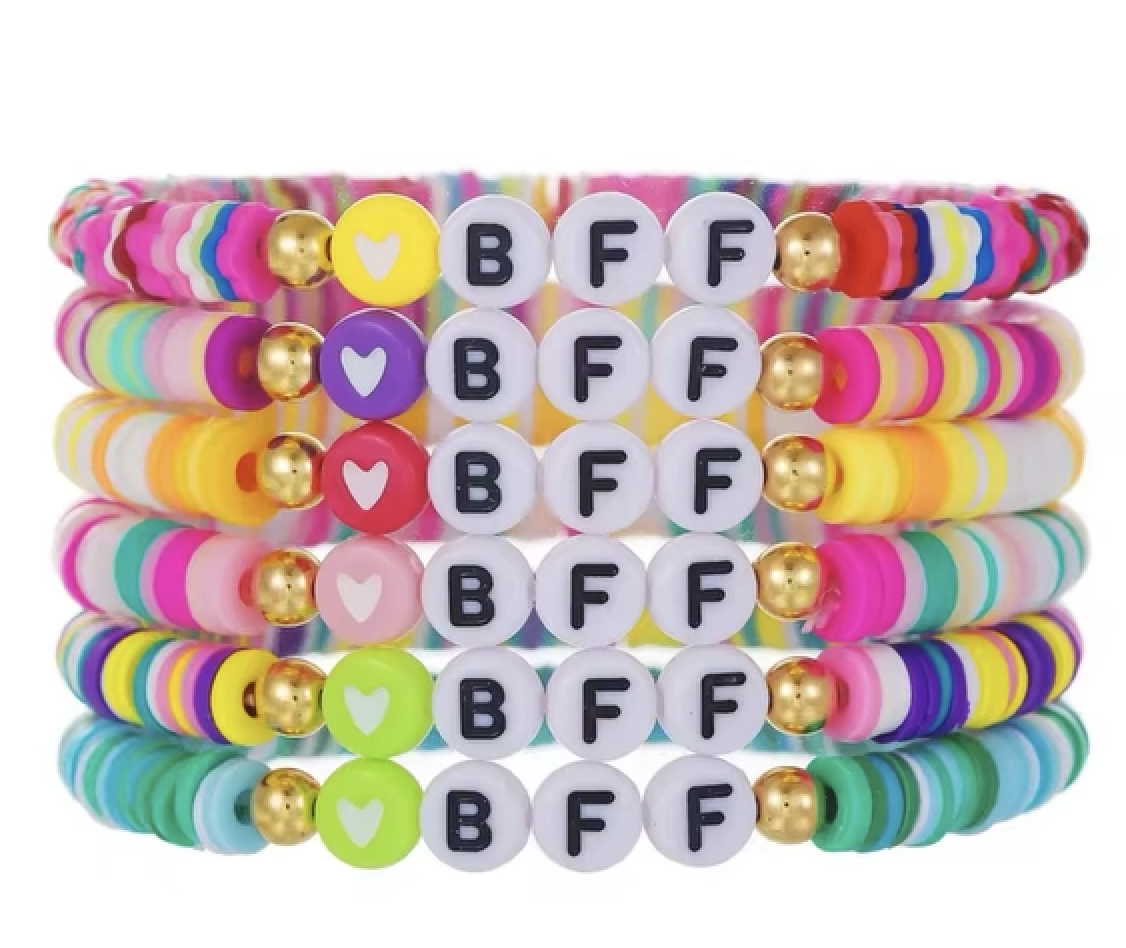 BFF Beaded Bracelet Set of 6