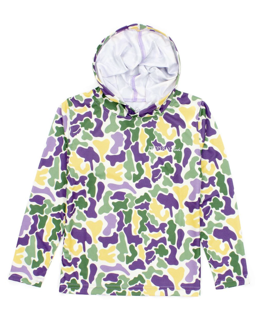 PT Boys Sportsman Performance Hoodie Mardi Gras Camo