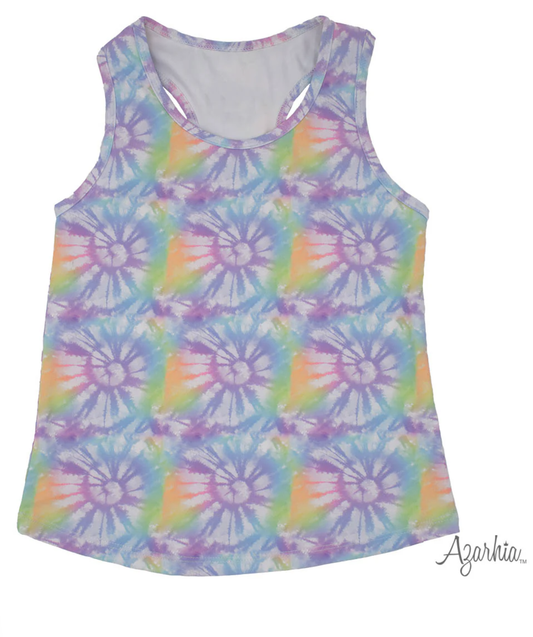 Lavender Burst Racer Back Tank