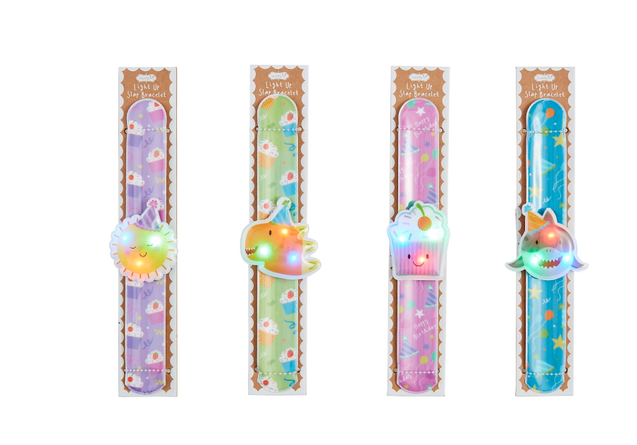 Birthday Light-Up Slap Bracelets