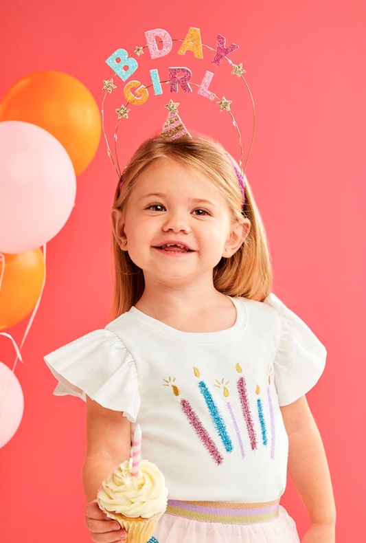 Candles Birthday Girl Tee