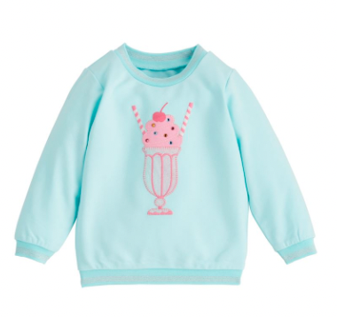 Blue Sparkle Milkshake Sweatshirt