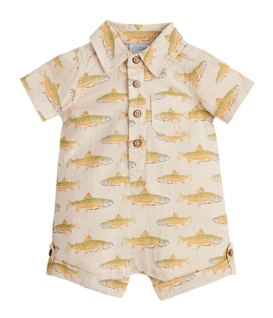 Mudpie Linen Fish Shortall