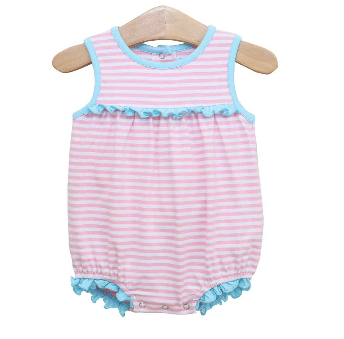 TSK Hazel Bubble- Light Pink Stripe/Aqua