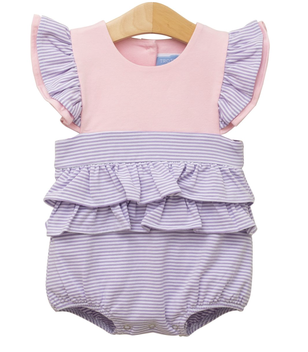 TSK Rosie Bubble- Lavender Stripe/Light Pink