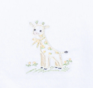 Magnolia Baby Vintage Giraffe Burp Cloth Yellow