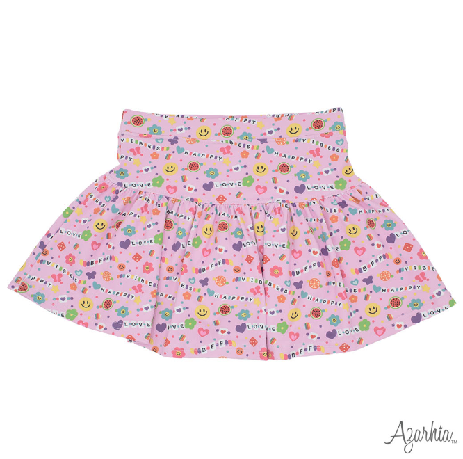 Gathered Skort in Friendship Bracelet