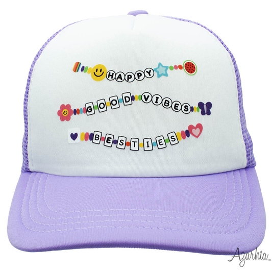 Friendship Bracelet Lavender Trucker Hat