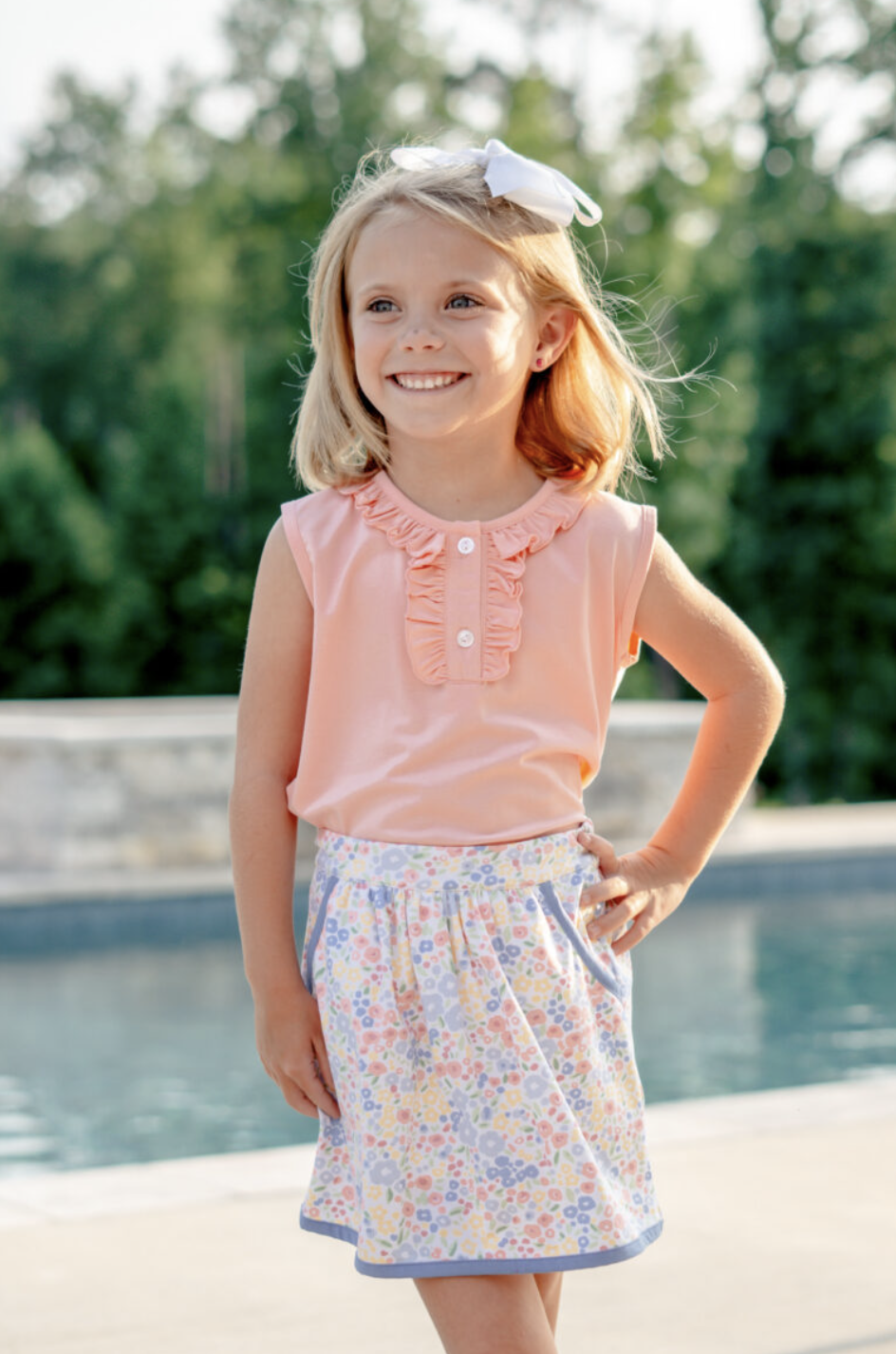 TS Fancy Me Floral Skort Set